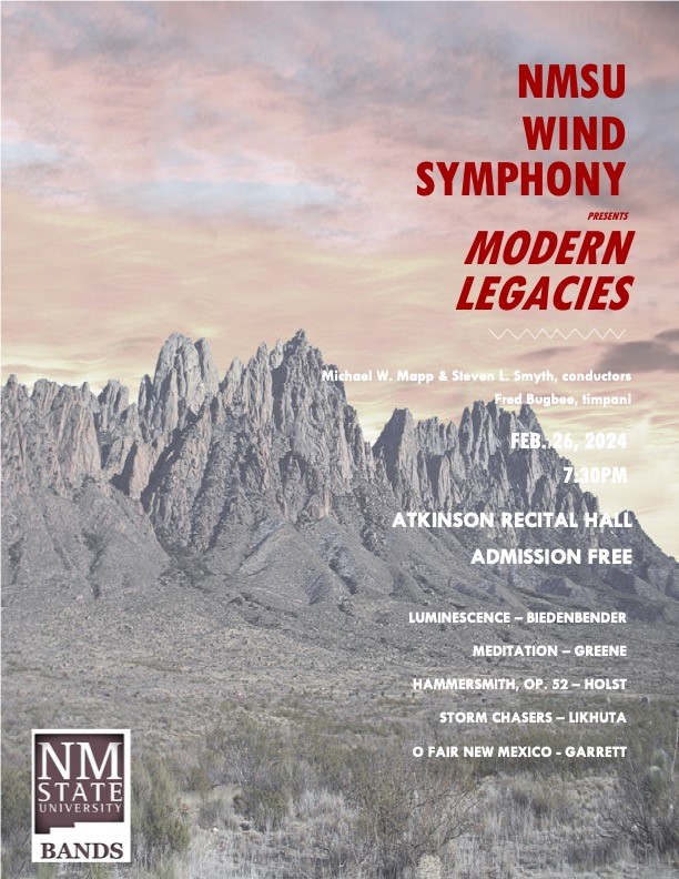 NMSU Wind Symphony Presents Modern Legacies