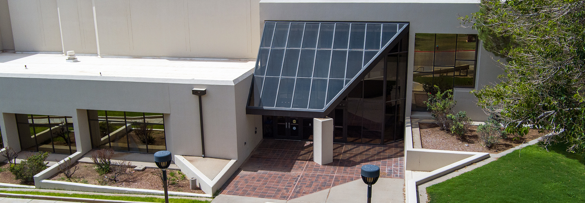 exterior of Music Building