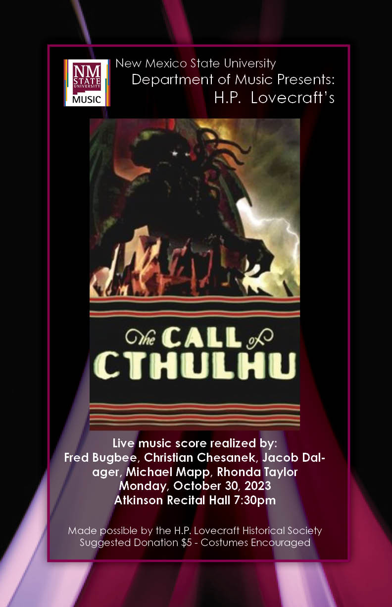 NMSU Department of Music Presents The Call of Cthulhu