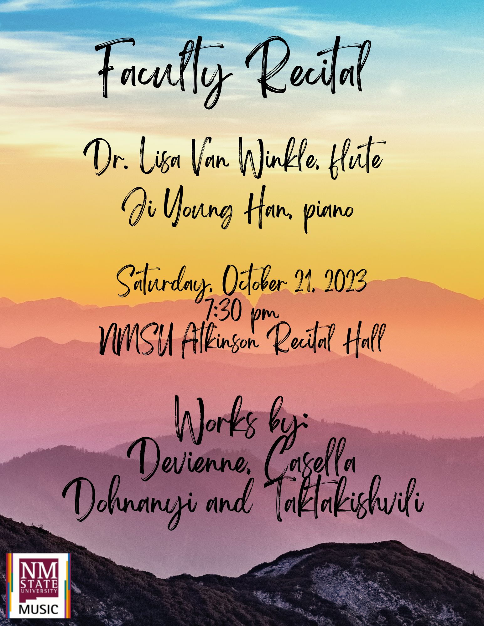 NMSU Faculty Recital on October 21