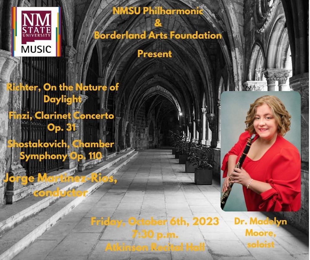 NMSU Concert with Philharmonic and Borderland Arts Foundation